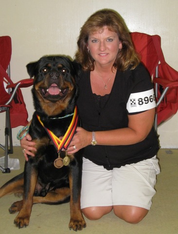 Terri and Willi (winning his UCI International Championship)