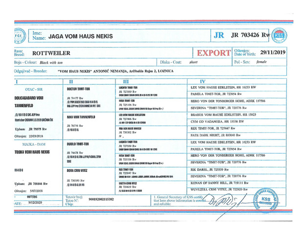 Jaga-FCI-Pedigree